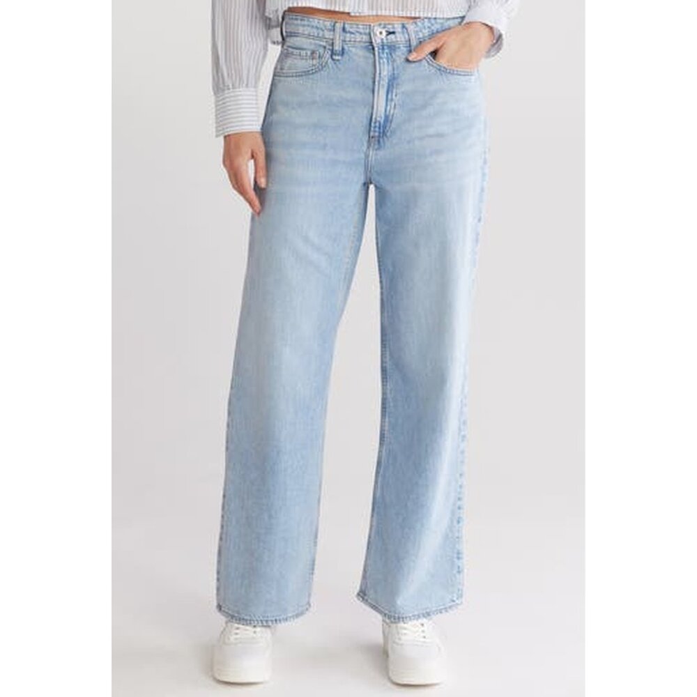 Rag & Bone Lori Mid-Rise Wide Leg Ankle Jeans – Size 27
